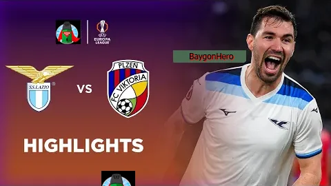 Lazio 1-1 Viktoria Plzeň | Europa League 24/25 Match Highlights
