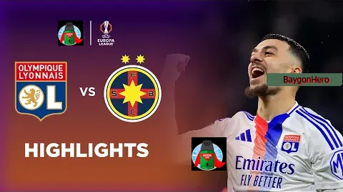 Lyon 4-0 FCSB | Europa League 24/25 Match Highlights