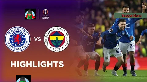 Rangers 0-2 (Pen. 3-2) Fenerbahçe | Europa League 24/25 Match Highlights
