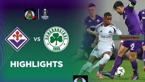 Fiorentina 3-1 Panathinaikos | Conference League 24/25 Match Highlights