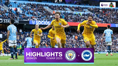 แมนซิตี้ VS ไบรท์ตัน : คลิปไฮไลท์พรีเมียร์ลีก 2024/25