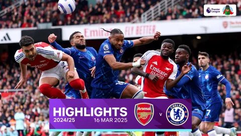 อาร์เซน่อล VS เชลซี : คลิปไฮไลท์พรีเมียร์ลีก 2024/25