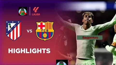 Atletico Madrid 2-4 Barcelona | LaLiga 24/25 Match Highlights