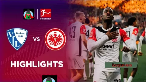 Bochum 1-3 Eintracht Frankfurt | Bundesliga 24/25 Match Highlights