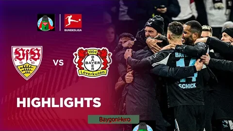 สตุ๊ตการ์ท 3-4 ไบเออร์ เลเวอร์คูเซ่น | บุนเดสลีกา ไฮไลต์ Bundesliga 24/25
