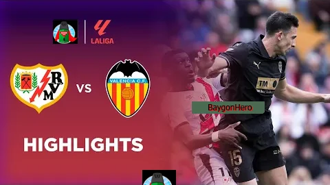 Rayo Vallecano 1-1 Valencia | LaLiga 24/25 Match Highlights