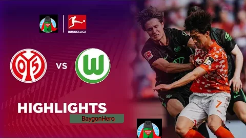 Mainz 2-2 Wolfsburg | Bundesliga 24/25 Match Highlights