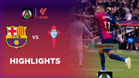 Barcelona 4-3 Celta Vigo | LaLiga 24/25 Match Highlights