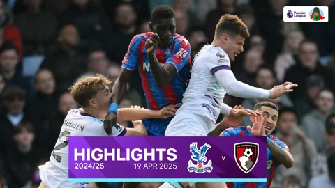 คริสตัล พาเลซ VS บอร์นมัธ : คลิปไฮไลท์พรีเมียร์ลีก 2024/25