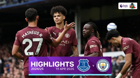 เอฟเวอร์ตัน VS แมนซิตี้ : คลิปไฮไลท์พรีเมียร์ลีก 2024/25