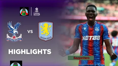 Crystal Palace 3-0 Aston Villa | FA Cup 24/25 Match Highlights