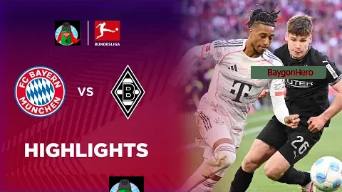 Bayern Munich 2-0 Borussia Mönchengladbach | Bundesliga 24/25 Match Highlights