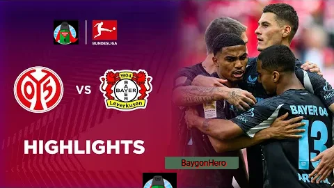 Mainz 2-2 Bayer Leverkusen | Bundesliga 24/25 Match Highlights