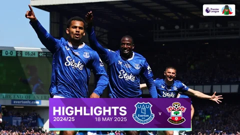 เอฟเวอร์ตัน VS เซาแธมป์ตัน : คลิปไฮไลท์พรีเมียร์ลีก 2024/25