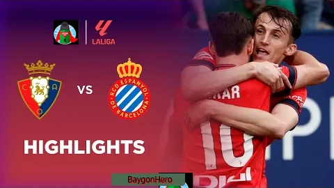 Osasuna 2-0 Espanyol | LaLiga 24/25 Match Highlights