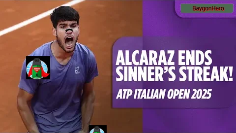 Jannik Sinner vs Carlos Alcaraz | Italian Open | Match Highlights
