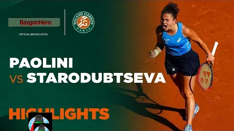 Jasmine Paolini vs Yuliia Starodubtseva | ไฮไลต์ เฟร้นช์ โอเพ่น Roland Garros 2025