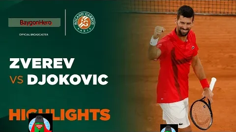 อเล็กซานเดอร์ ซเวเรฟ vs โนวัค โยโควิช | ไฮไลต์ เฟร้นช์ โอเพ่น Roland Garros 2025
