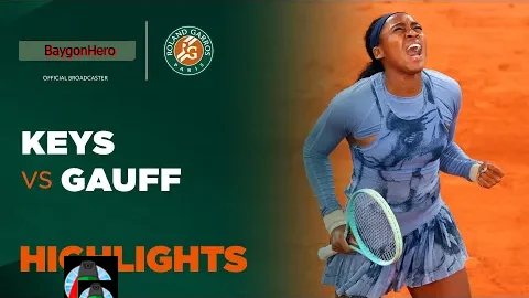 เมดิสัน คีย์ส vs โคโค่ กอฟฟ์ | ไฮไลต์ เฟร้นช์ โอเพ่น Roland Garros 2025