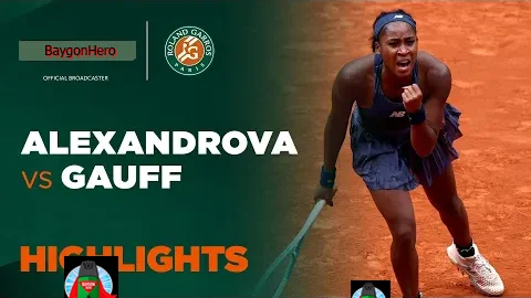 Ekaterina Alexandrova vs โคโค่ กอฟฟ์ | ไฮไลต์ เฟร้นช์ โอเพ่น Roland Garros 2025